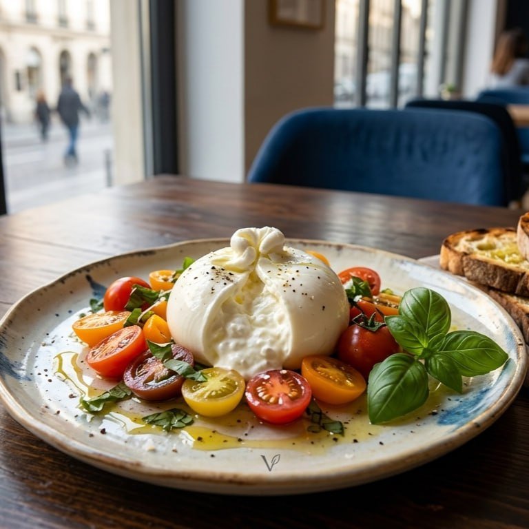 Burrata & Cherry Tomatoes